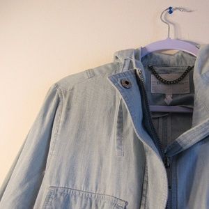 BCBG Spring Coat, Size Large *FREE forest pants